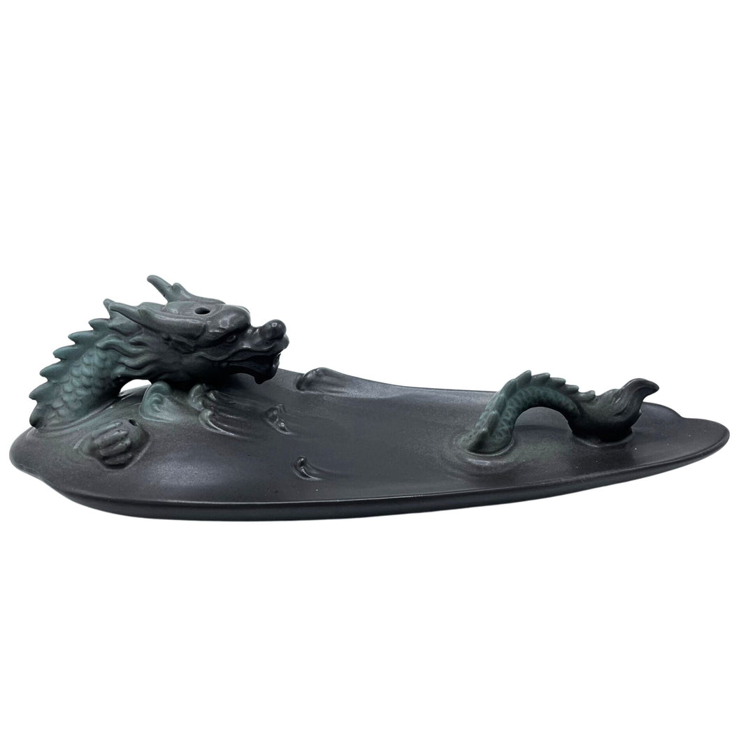 Brûleur d'encens à refoulement - Dragon dans Bassin Détails Surprenants