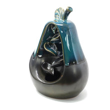 Charger l&#39;image dans la galerie, Brûleur d&#39;encens à refoulement - Poire Zen Sculptée