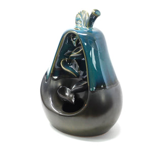 Brûleur d'encens à refoulement - Poire Zen Sculptée