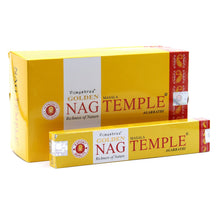 Charger l&#39;image dans la galerie, 15g Golden Nag Temple - Encens Sacré Premium Vijayshree