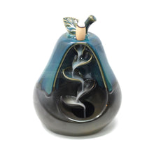 Charger l&#39;image dans la galerie, Brûleur d&#39;encens à refoulement - Poire Zen Sculptée