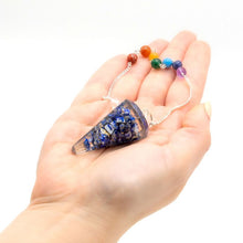 Charger l&#39;image dans la galerie, Pendule de chakra de puissance en orgonite - Lapis
