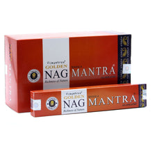 Charger l&#39;image dans la galerie, 15g Golden Nag Mantra - Encens Vibration Sacrée Premium Vijayshree