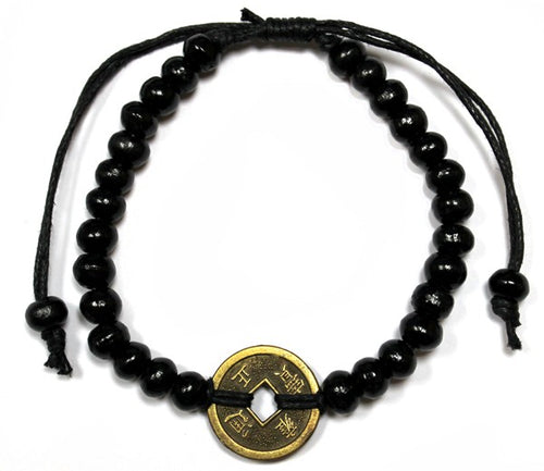 Bracelets Feng shui de Bali - Noir - Maison des sens