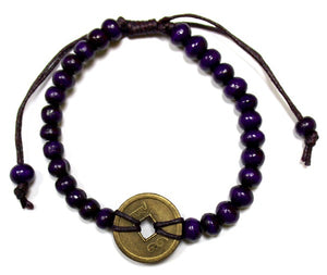 Bracelets Feng shui de Bali - Violet - Maison des sens