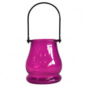Lanterne en Verre Recyclé - Violette - Maison des sens