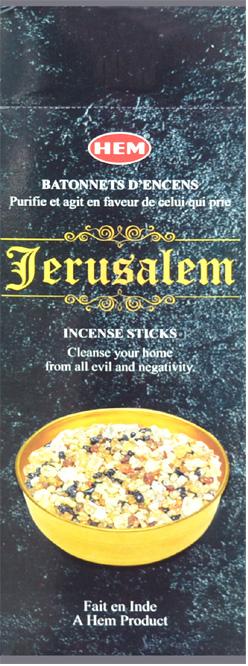 Encens Hem - Jerusalem hexa 20 bâtonnets - Maison des sens
