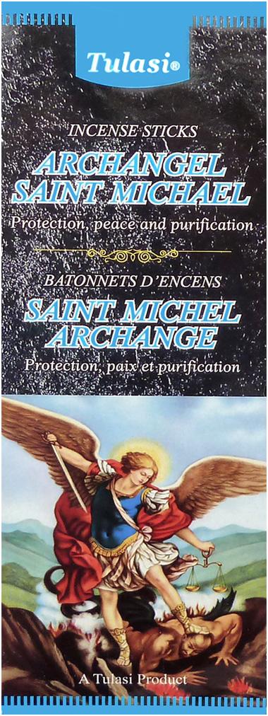 Encens Tulasi Sarathi - Archange Saint Michel hexa 20 bâtonnets - Maison des sens