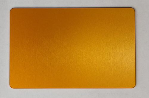 Plaque Tesla - Orange 8,5 X 5,5 cm - Maison des sens