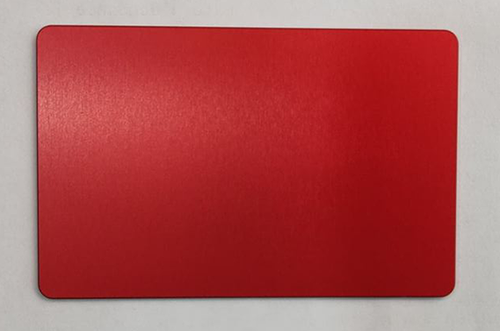 Plaque Rouge 8,5 X 5,5 cm - Maison des sens
